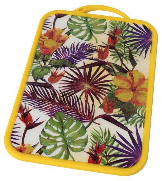 Доска разделочная Flowers 35.5х23х1.1 см, 1 шт в ассортименте