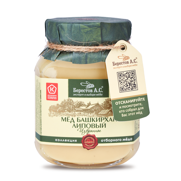 Мед Берестов А.С. Башкирхан липовый 500г