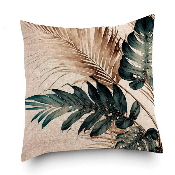 Подушка декоративная Grand Style Рис №1, 45х45 см, рогожка, фотопечать