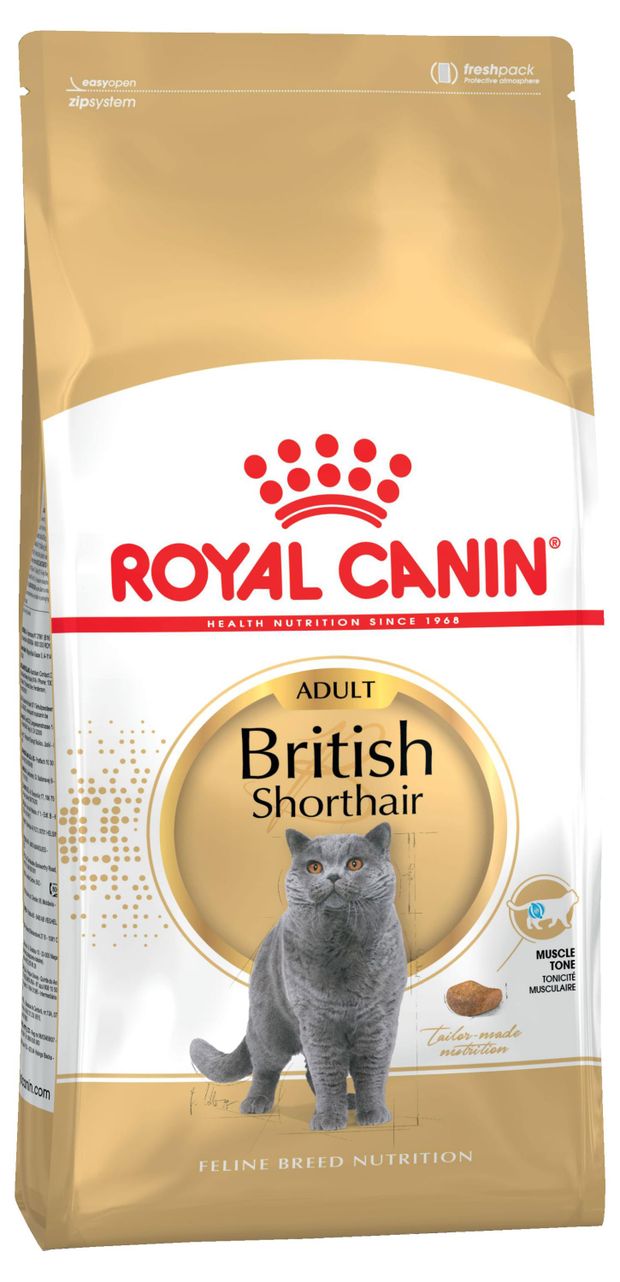 

Сухой корм Royal Canin British Shorthair Adult для британских кошек старше 12 месяцев 2 кг
