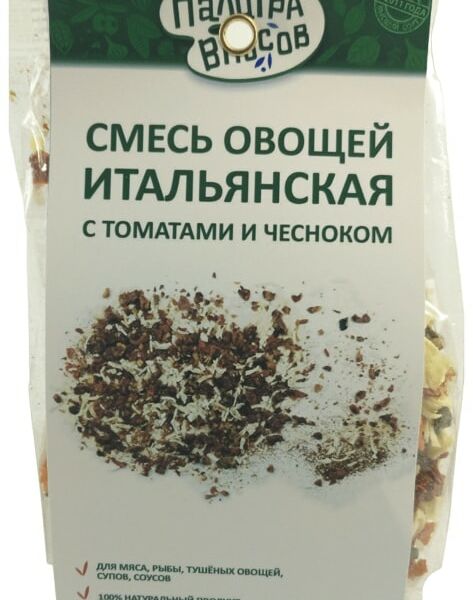 Смесь овощная Палитра Вкусов Итальянская с томатами и чесноком 100г