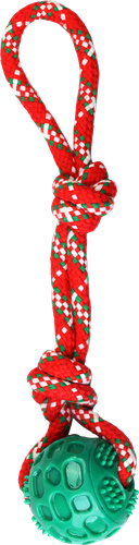 

Игрушка для питомцев MISTERIOUS PET CLOTHES Новогодний мяч на веревке