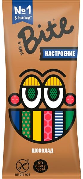Батончик орехово-фруктовый Take a Bite Шоколад 45г