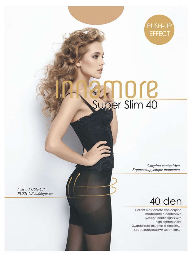

Колготки женские Innamore Super Slim 40 den miele 4 размер