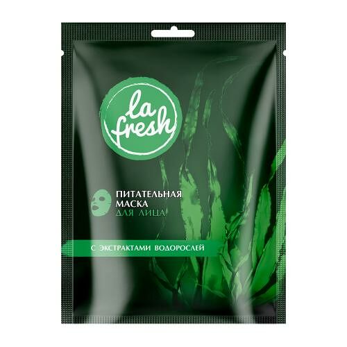 Маска тканевая Laf питательная с экстрактом водорослей 25 г