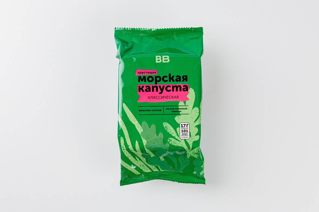 

Морская капуста хрустящая классическая, 17 г
