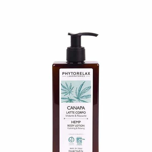 Лосьон для тела с маслом из семян конопли, Phytorelax, 250 мл, Италия