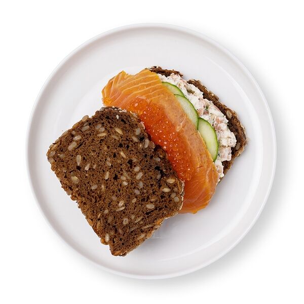 Сэндвич с лососем холодного копчения TASTE OF Уже Готово, 200 г