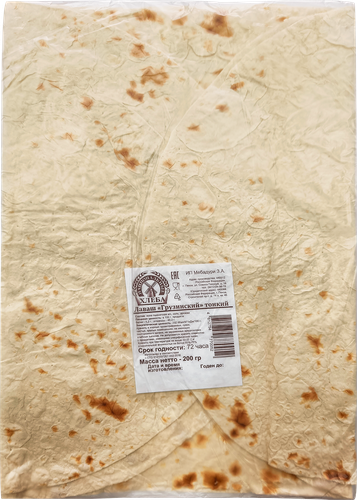 

Лаваш Грузинский тонкий 200 г