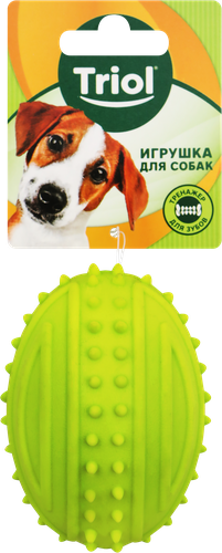 

Игрушка для собак Triol Мяч-регби резина 1 шт в ассортименте