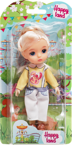 

Кукла FUNKY TOYS Модная 14см, на шарнирах, 13 суставов, в ассортименте