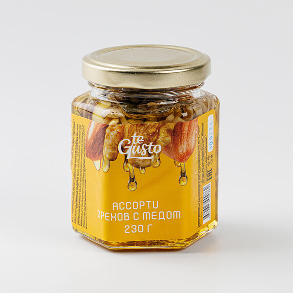 Ассорти орехов с медом 230г
