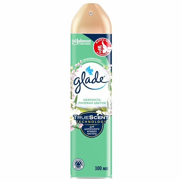 Освежитель воздуха Glade нежность Полевых цветов 300 мл 