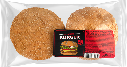 

Булочки Алтайские закрома для гамбургера 100 г