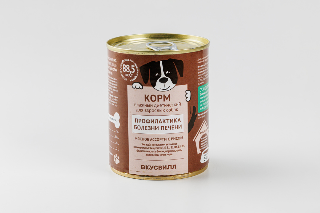 

Влажный корм Clan Clan Vet Hepatic диетические консервы для собак Профилактика болезней печени 340 г