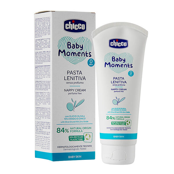 Chicco baby moments крем под подгузник 100 мл