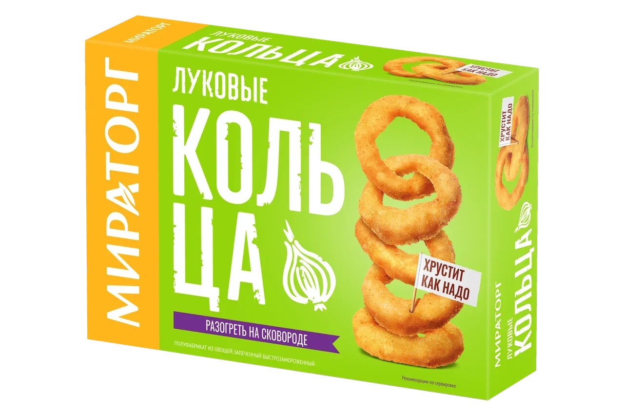

Кольца луковые Мираторг замороженные 250 г