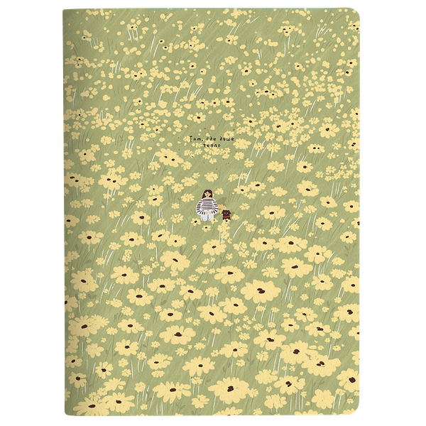 Тетрадь Be Smart Soul.Ромашки клетка, скрепка А4, 40 л