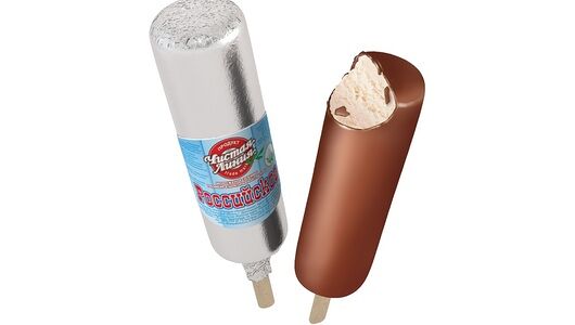 Мороженое пломбир Чистая Линия Российское Ванильное в шоколадной глазури