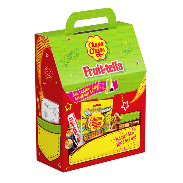 Набор сладостей Chupa Chups, Fruittella, Meller 