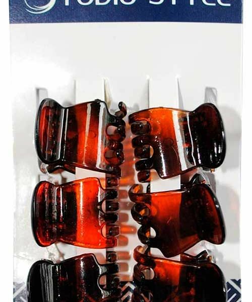 Заколки для волос Краб, 6 шт ТМ Studio Style (Студио Стайл)