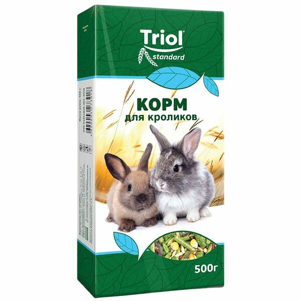 Корм для кроликов Triol Standard 500 г