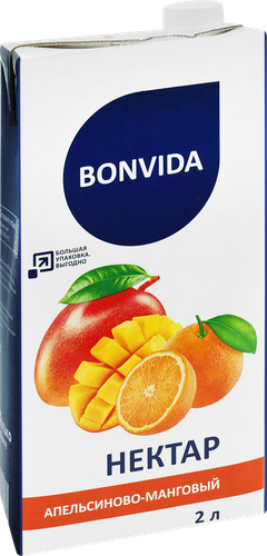 

Нектар Bonvida Апельсиново-манговый, 2 л
