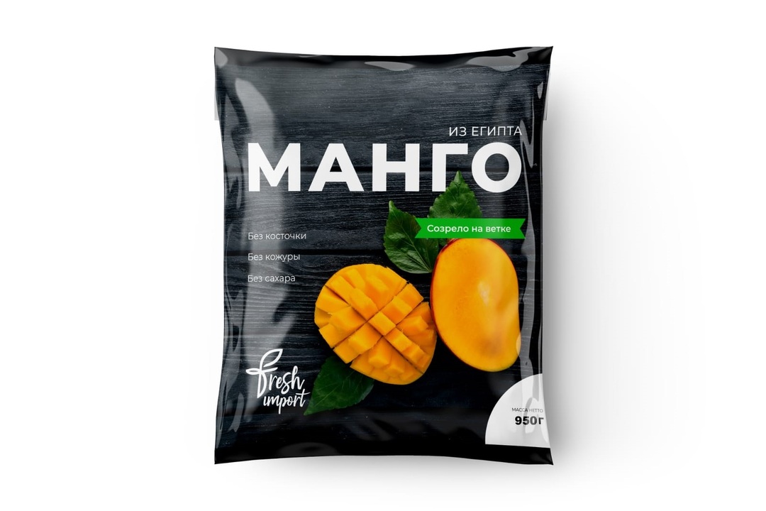 

Манго Fresh Import дольки свежезамороженные 950 г(Продукт замороженный)