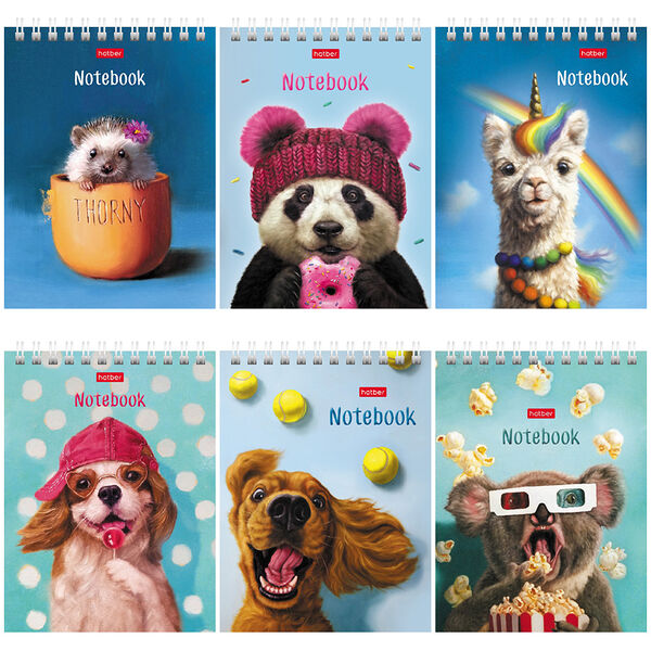 Блокнот 40л А6 клетка на гребне Узнай себя! 40Б6В1гр