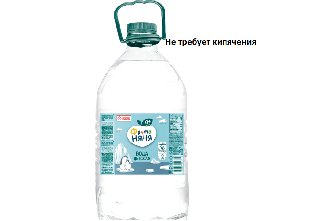 

Вода детская ФрутоНяня питьевая негазированная с 0 месяцев 5 л дизайн в ассортименте