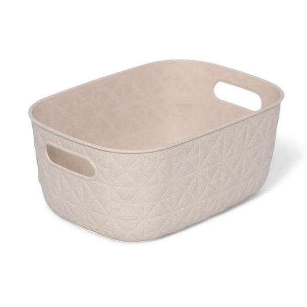 Корзина для хранения Curver Softex S кремовая 4 л, 26.5 x 19.1 x 11 см