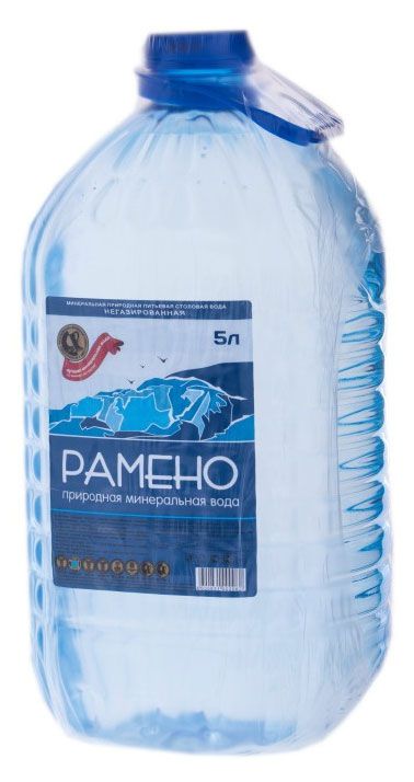 

Вода Рамено минеральная негазированная 5 л