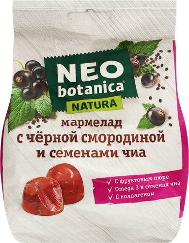 

Мармелад Eco botanica Черная смородина с семенами чиа 200 г