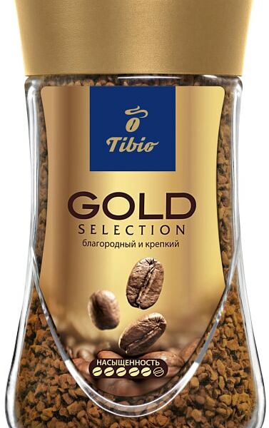 Кофе растворимый Tibio Gold Selection 95г