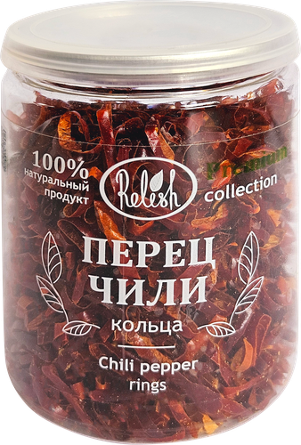 

Перец чили Relish сушеный кольца 20 г