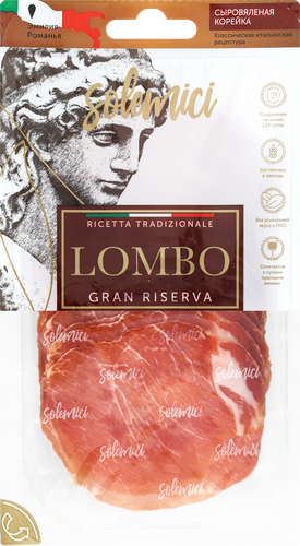 

Корейка свиная Solemici Lombo сыровяленая нарезка 90 г