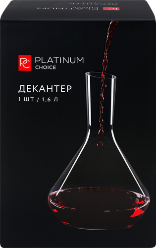 

Декантер PLATINUM CHOICE 1.6л, Арт. 65988