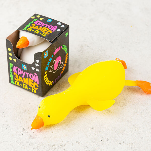 Игрушка-антистресс 1 Toy «Крутой замес. Гусь» в ассортименте,1 шт., 10.5*7.5 см