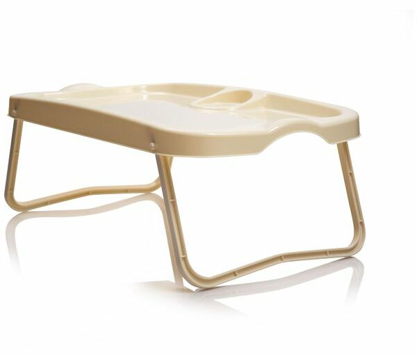 Столик-поднос Полимербыт, 57x33 см, бежевый