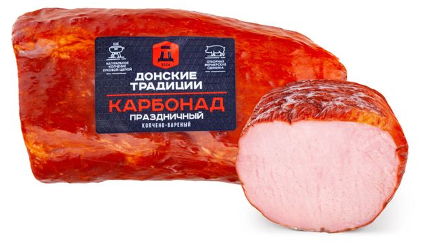 

Карбонад Донские Традиции Праздничный варено-копченый, вес