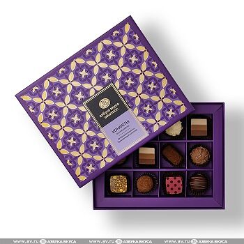 Коллекция шоколадных конфет ручной работы, «Азбука вкуса Selection», 12 шт., 160 г, Россия