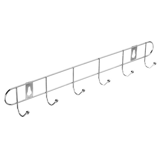 Vetta вешалка настенная 6 крючков, эконом, металл, 32,5х5х3,5см