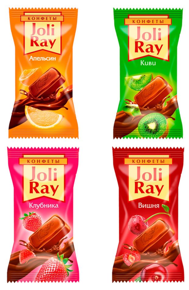 

Конфеты Сибирская Белочка joli ray микс глазированные вес