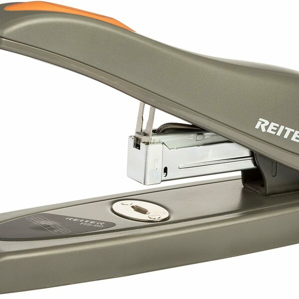 Степлер Reiter HS-60 до 60 листов,№23/10, пластик. корпус, серо-оранжевый