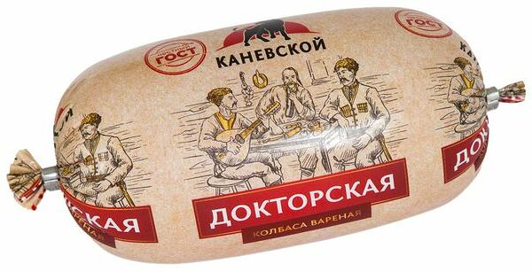 Колбаса Докторская вареная п/а Каневской 500 г