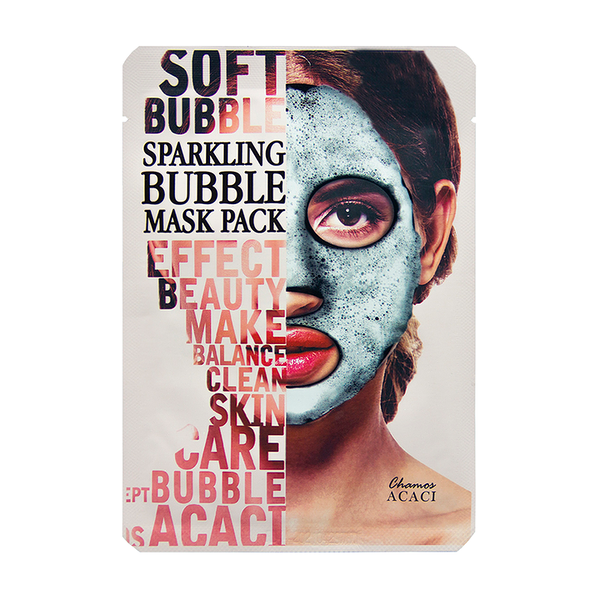 Маска для лица Chamos Acaci Soft Bubble очищающая кислородная, 23 мл