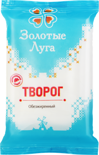 

Творог Золотые луга обезжиренный 0% 200 г
