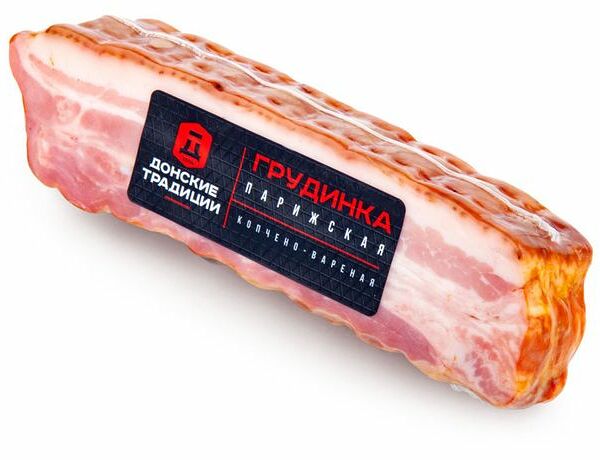 Грудинка варено-копченая Донские традиции Парижская, 300г