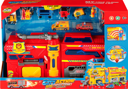 

Набор игровой City Action Factory package Парковка со световыми и звуковыми эффектами, Арт. SK-599XB