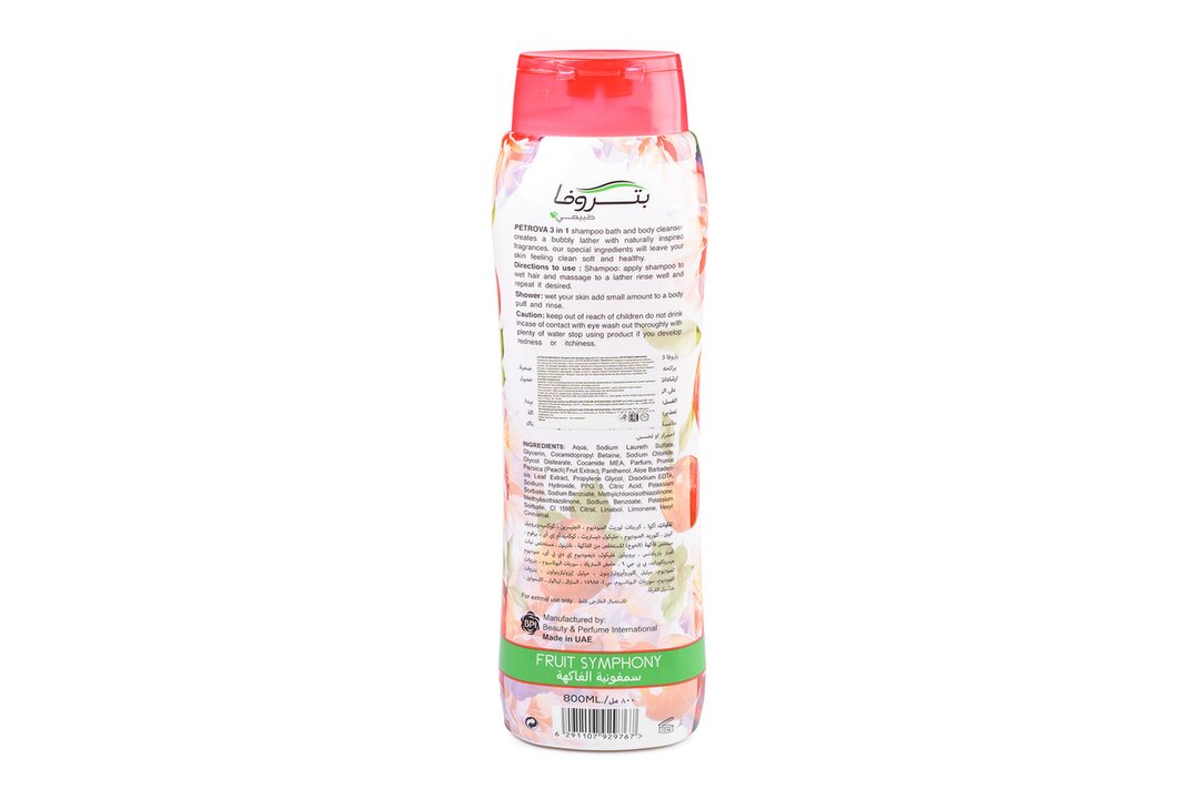 

Гель для лица тела и волос Petrova Naturals 3 в 1 Райский сад